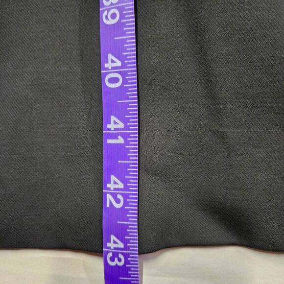 Alexander McQueen 2007 Vintage Black Wool Blend Tuxedo Style Long Coat Dress - Picture 15 of 16